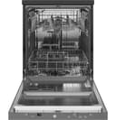 Ge® Energy Star® 24" Stainless Steel Interior Portable Dishwasher With Sanitize Cycle view 6