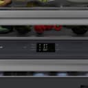 36 In. 19.8 Cu. Ft. Built-in Bottom Freezer Refrigerator With Water Dispenser And Ice Maker In Stainless Steel With Graphite Gray Interior view 6