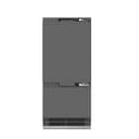 Autograph Edition 36 In. 19.8 Cu. Ft. Panel Ready Built-in Bottom Freezer Refrigerator With Water Dispenser And Ice Maker With Graphite Gray Interior And Matte Black Accents view 6