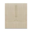 Autograph Edition 72 In. 39.6 Cu. Ft. Panel Ready French Door Built-in Bottom Freezer Refrigerator With Water Dispensers And Ice Makers With Graphite Gray Interior And Champagne Bronze Accents view 3