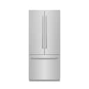 36 In. 19.6 Cu. Ft. French Door Built-in Bottom Freezer Refrigerator With Water Dispenser And Ice Maker In Stainless Steel With Graphite Gray Interior view 10