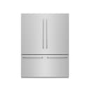 60 In. 32.2 Cu. Ft. French Door Built-in Bottom Freezer Refrigerator With Water Dispensers And Ice Makers In Stainless Steel With Graphite Gray Interior view 18