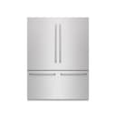60 In. 32.2 Cu. Ft. French Door Built-in Bottom Freezer Refrigerator With Water Dispensers And Ice Makers In Satin Stainless Steel With Graphite Gray Interior view 18