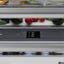 ZLINE Autograph Edition 36 in. 19.6 cu. ft. Panel Ready French Door Built-In Bottom Freezer Refrigerator with Water Dispenser and Ice Maker with Graphite Gray Interior and Champagne Bronze Accents (GRBIVZ-36-CB) view 15
