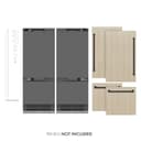 Autograph Edition 60 In. 32.2 Cu. Ft. Panel Ready French Door Built-in Bottom Freezer Refrigerator With Water Dispenser And Ice Maker With Graphite Gray Interior And Matte Black Accents view 12