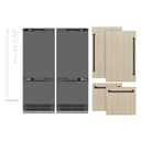 Autograph Edition 60 In. 32.2 Cu. Ft. Panel Ready French Door Built-in Bottom Freezer Refrigerator With Water Dispenser And Ice Maker With Graphite Gray Interior And Matte Black Accents view 20