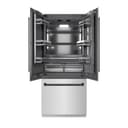Autograph Edition 36 In. 19.6 Cu. Ft. French Door Built-in Bottom Freezer Refrigerator With Water Dispenser And Ice Maker In Satin Stainless Steel With Graphite Gray Interior And Matte Black Accents view 19