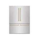 Autograph Edition 60 In. 32.2 Cu. Ft. French Door Built-in Bottom Freezer Refrigerator With Water Dispenser And Ice Maker In Satin Stainless Steel With Graphite Gray Interior And Champagne Bronze Accents view 11