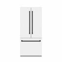 Autograph Edition 36 In. 19.6 Cu. Ft. French Door Built-in Bottom Freezer Refrigerator With Water Dispenser And Ice Maker In White Matte With Graphite Gray Interior And Matte Black Accents view 11