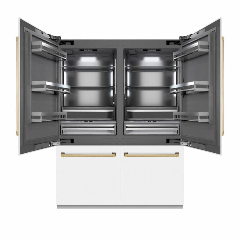 Autograph Edition 60 in. 32.2 cu. ft. French Door Built-In Bottom Freezer Refrigerator with Water Dispenser and Ice Maker