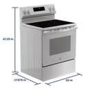 Ge® Energy Star® 30" Free-standing Electric Range view 4