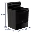 Ge® Energy Star® 30" Free-standing Electric Range With Crisp Mode view 4