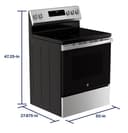 Ge® Energy Star® 30" Free-standing Electric Range With Crisp Mode view 4