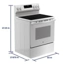 Ge® Energy Star® 30" Free-standing Electric Range With Crisp Mode view 4