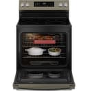 Ge® Energy Star® 30" Free-standing Electric Convection Range With No Preheat Air Fry And Easywash™ Oven Tray view 22