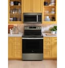 Ge® Energy Star® 30" Free-standing Electric Convection Range With No Preheat Air Fry And Easywash™ Oven Tray view 24