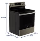Ge® Energy Star® 30" Free-standing Electric Convection Range With No Preheat Air Fry And Easywash™ Oven Tray view 15