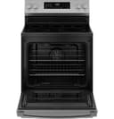 30" Free-Standing Electric Convection Range with No Preheat Air Fry and EasyWash Oven Tray view 3