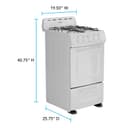 20" Gas Range Oven view 9