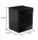 GE® ENERGY STAR® 30" Slide-In Electric Range with Crisp Mode view 4