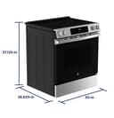 Ge® Energy Star® 30" Slide-in Electric Range With Crisp Mode view 4