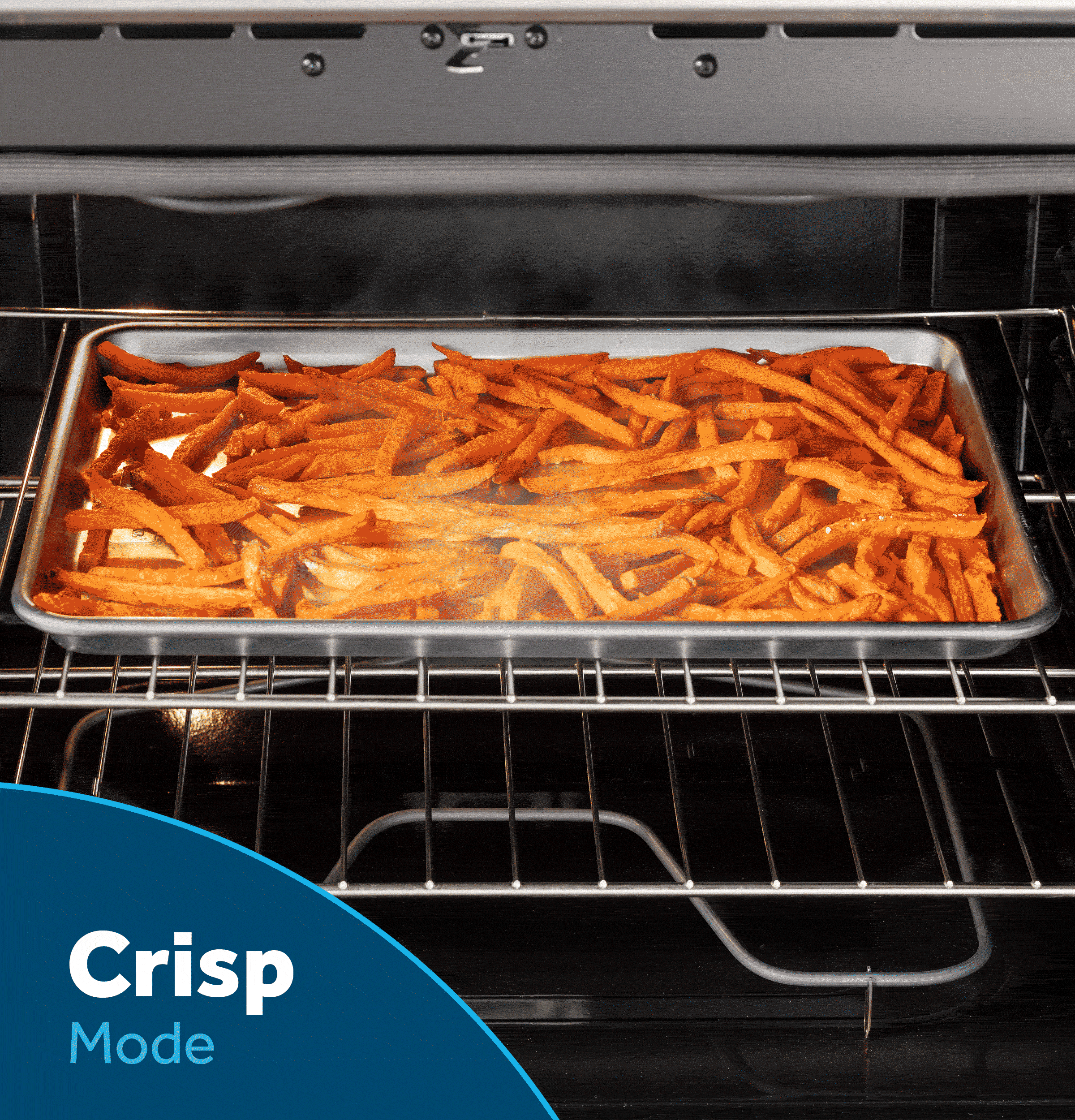 GE® ENERGY STAR® 30" Slide-In Electric Range with Crisp Mode view 5