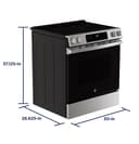 Ge® Energy Star® 30" Slide-in Electric Convection Range With No Preheat Air Fry And Easywash™ Oven Tray view 16