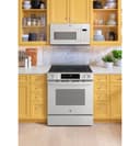 Ge® Energy Star® 30" Slide-in Electric Convection Range With No Preheat Air Fry And Easywash™ Oven Tray view 24