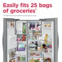 25.6 Cu. Ft. 36" Standard Depth Side by Side Refrigerator view 9