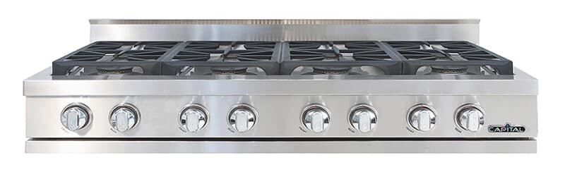 48″ Rangetop 8 Burners NG