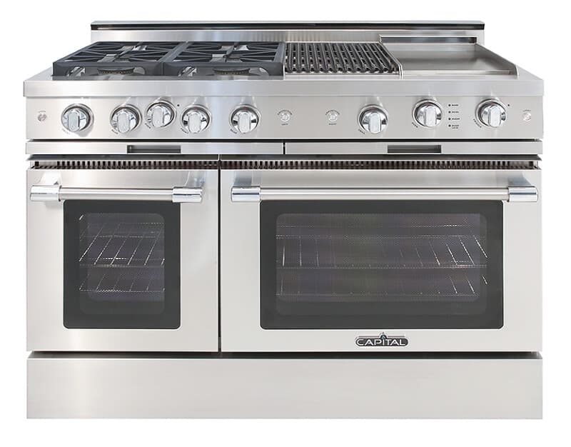 48″ Grand Chef Range 4 Burners / Grill / Griddle LP