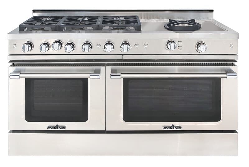60″ Grand Chef Range 6 Burners / Sealed Power Wok NG