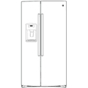 23.0 Cu. Ft. Side-By-Side Refrigerator view 3