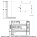 25.3 Cu. Ft. Side-By-Side Refrigerator view 23
