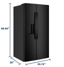 27.9 Cu. Ft. Side-By-Side Refrigerator with Extra Tall Dispenser and In-Door Icemaker view 29