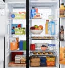 GE® 27.7 Cu. Ft. Side-By-Side Refrigerator with LED Light Walls and Extra Tall Dispenser view 8