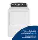 Ge® 7.2 Cu. Ft. Capacity Electric dryer With Up To 120 Ft. Venting and extended Tumble view 14
