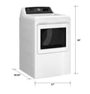 Ge® 7.4 Cu. Ft. Capacity Electric dryer With Up To 120 Ft. Venting and sensor Dry view 27