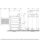 Ge® 7.4 Cu. Ft. Capacity Gas dryer With Up To 120 Ft. Venting and sensor Dry view 26