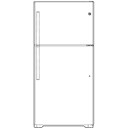 15.6 Cu. Ft. Top-Freezer Refrigerator view 7