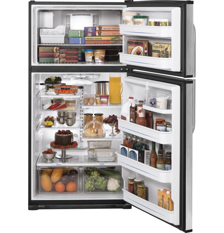 21.0 Cu. Ft. Stainless Top-Freezer Refrigerator