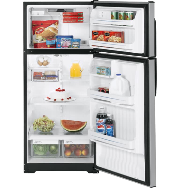 16.6 Cu. Ft. CleanSteel Top-Freezer Refrigerator