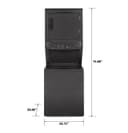 Unitized Spacemaker 3.8 cu. ft. Capacity Washer with Stainless Steel Basket and 5.9 cu. ft. Capacity Electric Dryer view 10