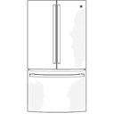 23.1 Cu. Ft. Counter-Depth Fingerprint Resistant French-Door Refrigerator view 13
