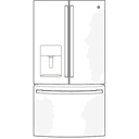 17.5 Cu. Ft. Counter-Depth French-Door Refrigerator view 11