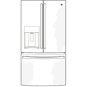 22.1 Cu. Ft. Counter-Depth French-Door Refrigerator view 11