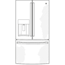 22.1 Cu. Ft. Counter-Depth French-Door Refrigerator view 15