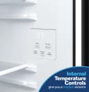 23.6 Cu. Ft. Counter-Depth Side-By-Side Refrigerator with Extra Tall Dispenser and In-Door Icemaker view 23