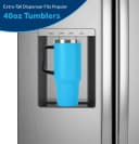 23.6 Cu. Ft. Counter-Depth Side-By-Side Refrigerator with Extra Tall Dispenser and In-Door Icemaker view 12