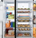 GE® 23.5 Cu. Ft. Counter-Depth Side-By-Side Refrigerator with LED Light Walls and Extra Tall Dispenser view 8